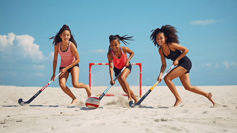 Voorbeeld Beachhockey