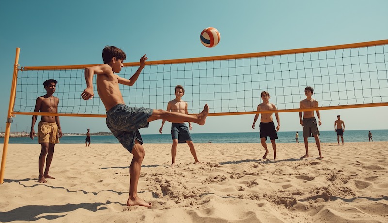 Voorbeeld Footvolley